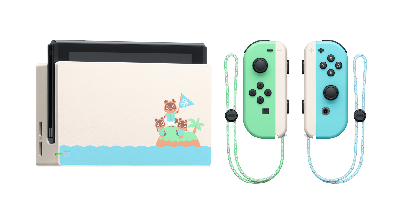 あつまれ どうぶつの森」特別デザインのSwitch本体セットとキャリング