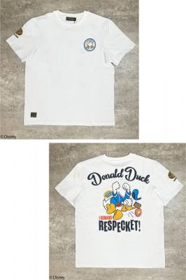 フラッグスタッフ×ミッキー ドナルドダック半袖Tシャツ Flagstaff