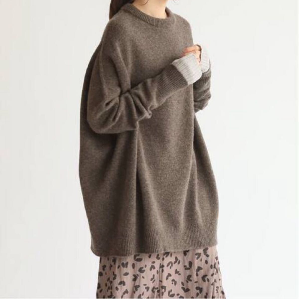 新品 Plage プラージュ ファインウールワイドクループルオーバー