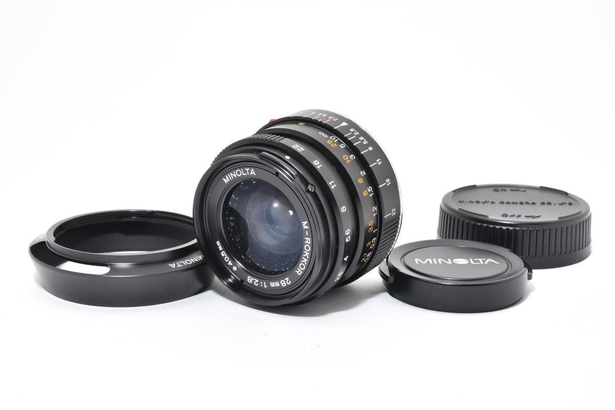 Yahoo!オークション -「minolta m-rokkor 28mm f2.8」の落札相場・落札価格