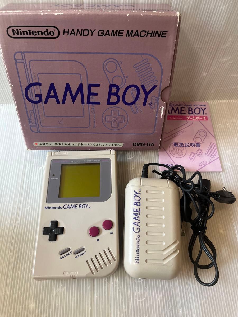 外観新品同様 無傷 超美品 任天堂 初代 ゲームボーイ本体 DMG-GA 動作