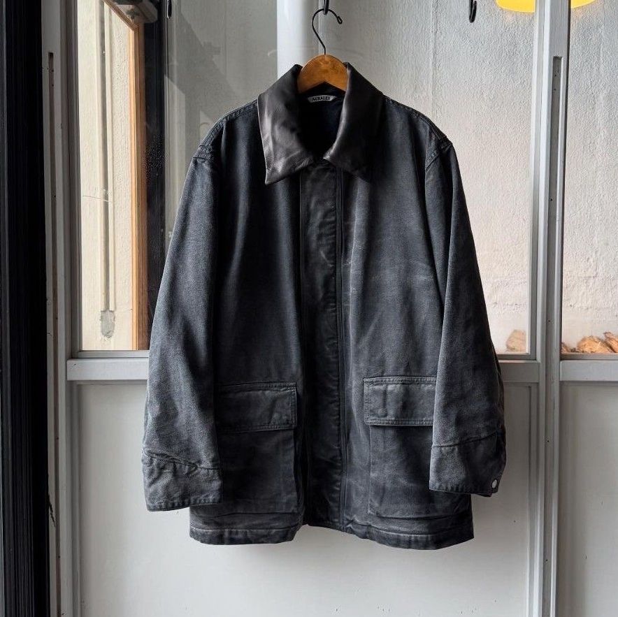 AURALEE】 PRODUCT DYED ORGANIC COTTON DUCK BLOUSON size3｜Yahoo