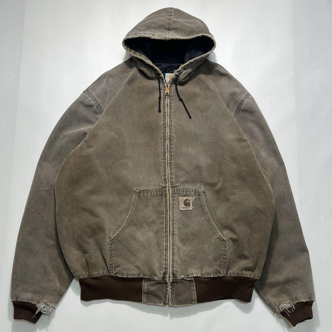 80's carhartt カーハート USA製 アクティブジャケット 2XL 鬼フェード