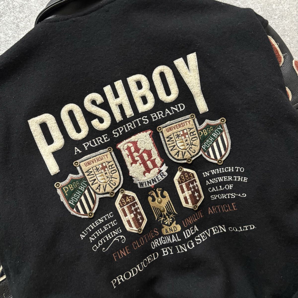 POSH BOY】ポッシュボーイ 80s フルデコスタジャン ヴィンテージ 80