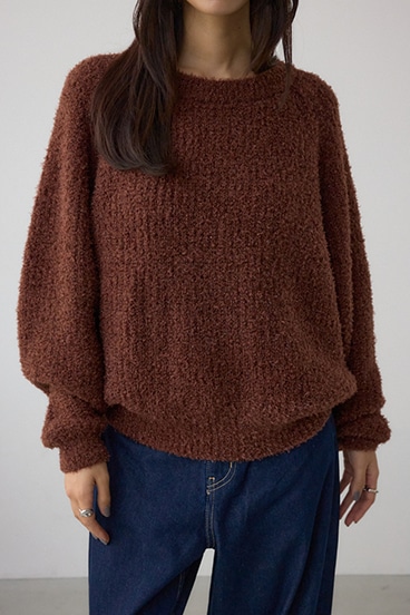 ラメシャギーニットトップス｜WOMEN｜250JSC70-1161｜AZUL BY MOUSSY