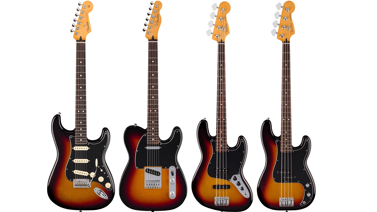 Fenderより3-Color Sunburstに高級感溢れるスパークルを付与した限定