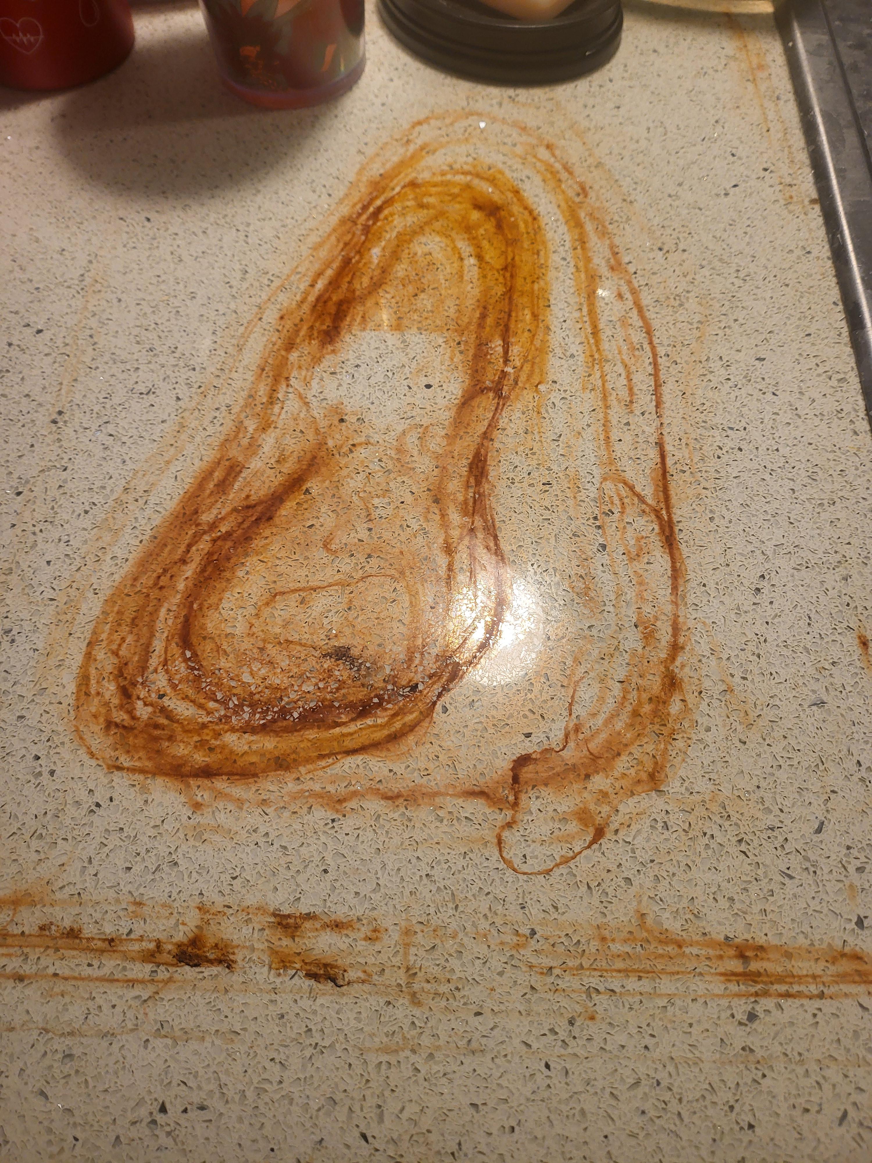 カウンターの錆びたシミを落とすにはどうすればいい？ : r/CleaningTips