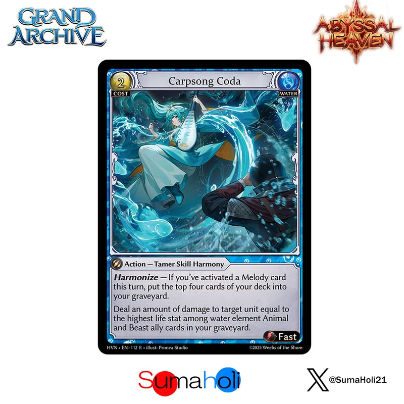 Grand ArchiveTCG『Carpsong Coda』Abyssal Heaven H