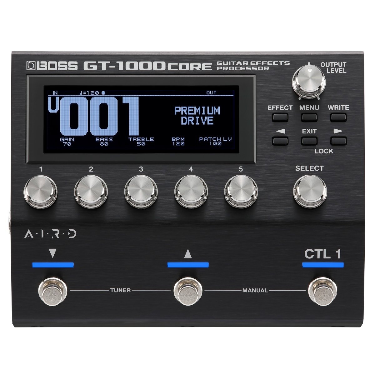 BOSS GT-1000Core [自由自在にサウンドメイクセット] FS-7 + EV-30