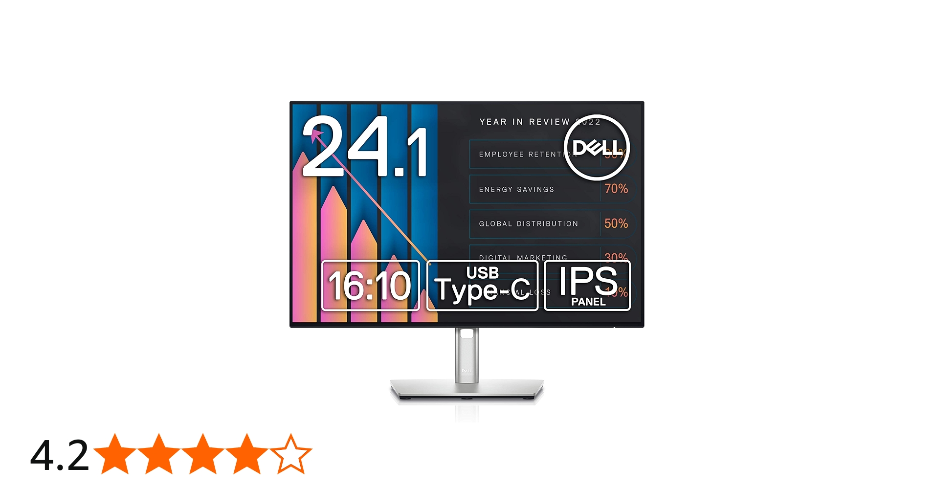 Amazon.co.jp: Dell U2421E 24.1インチ USB-Cハブ モニター