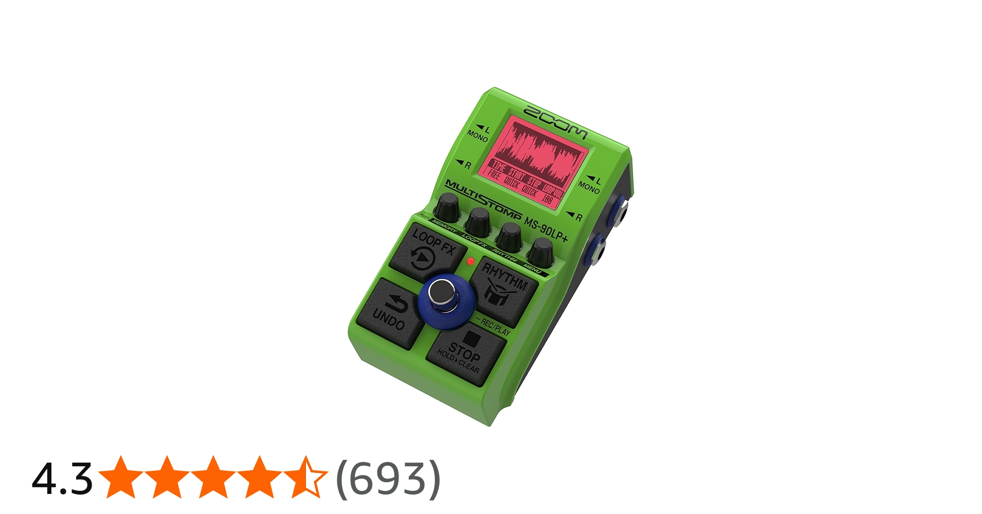 Amazon.co.jp: ZOOM MS-90LP Plus ギター用マルチストンプ【ルーパー