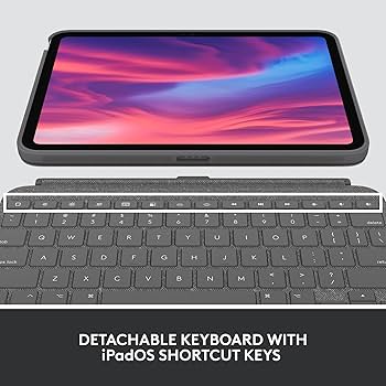 Amazon.com: Logitech Combo Touch, Detachable iPad Keyboard Case