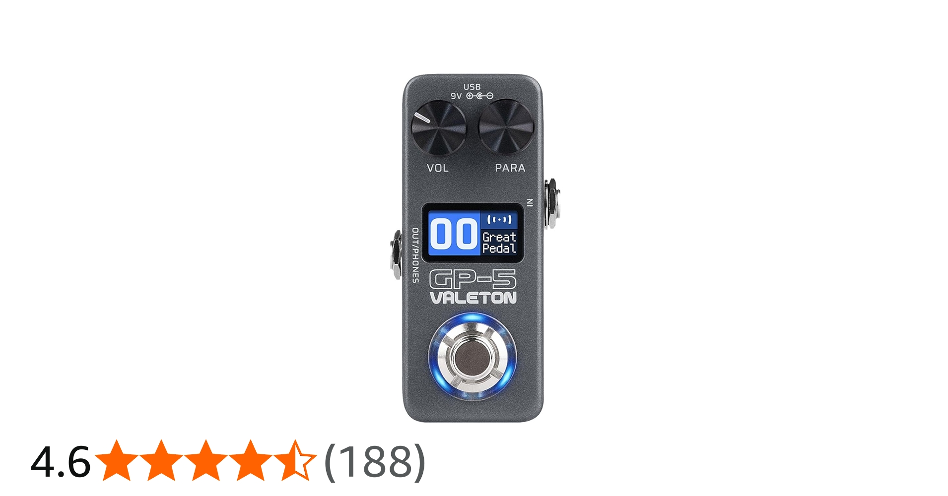 Amazon.co.jp: Valeton GP-5 マルチエフェクト プロセッサー スナップ