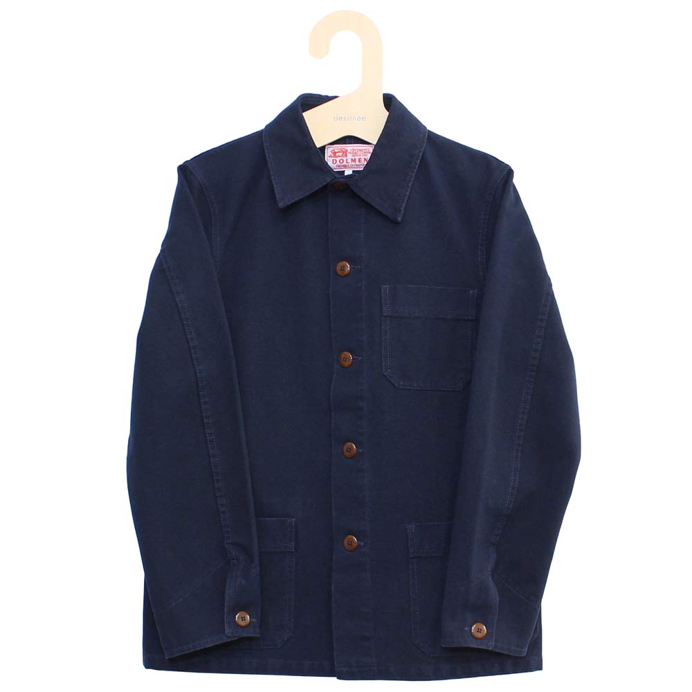 Dolmen (ドルメン) - Coverall Jacket (ワークジャケット) (Navy
