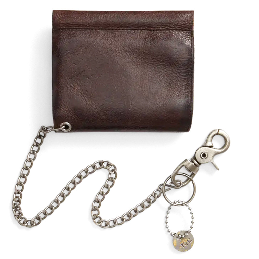 Double RL (ダブル アール エル) : CONCHO LEATHER CHAIN WALLET