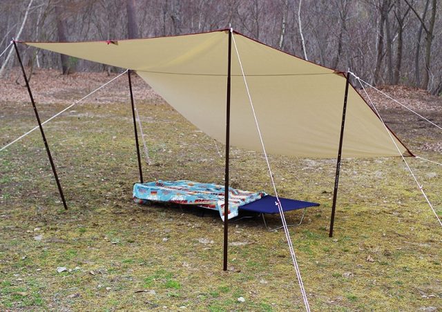 焚き火ができるタープならテンマクデザインのTakibi-Tarpがおすすめ
