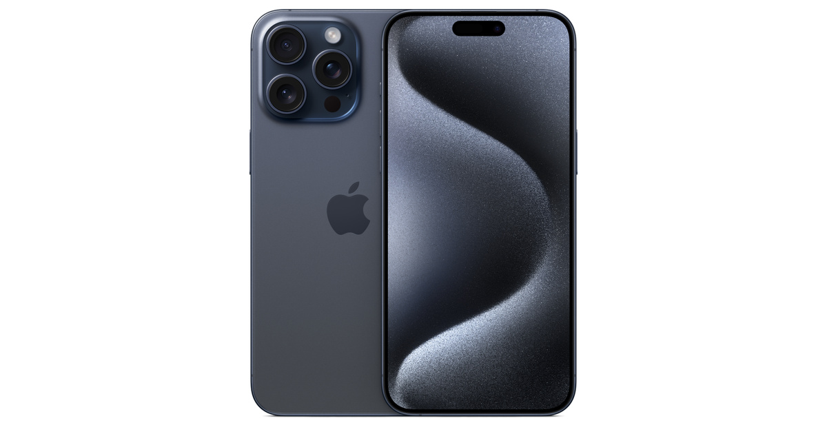 iPhone 15 Pro Max 1TB - ブルーチタニウム（SIMフリー）[整備済製品