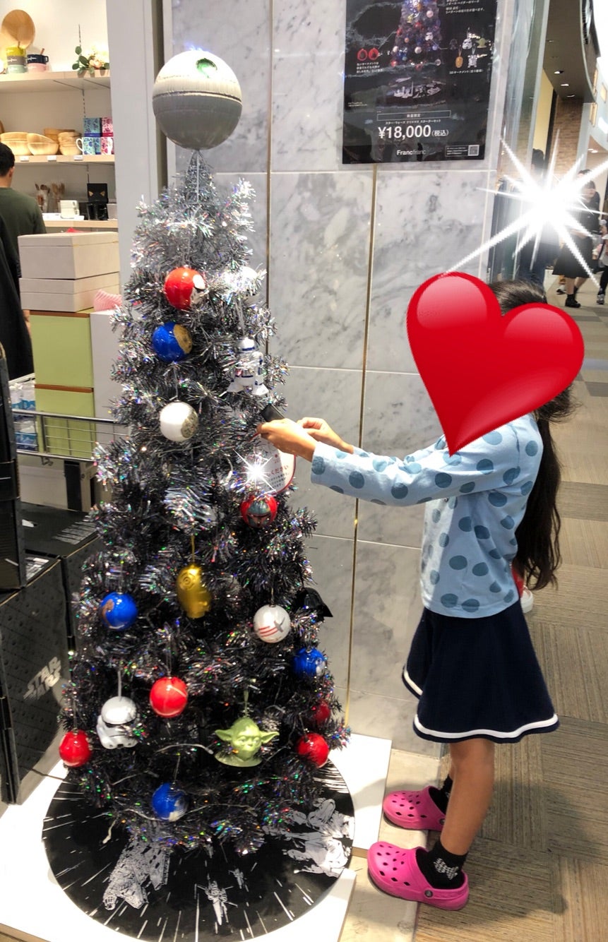 スターウォーズのクリスマスツリー♪ | ある日突然ディズニー♥毎日親ばか