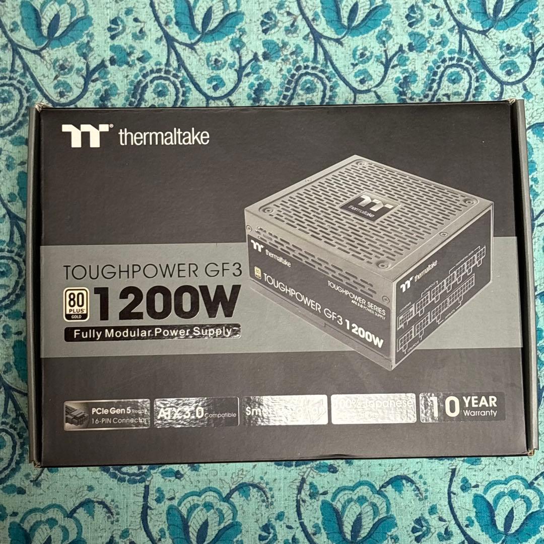 電源ユニット Thermaltake TOUGHPOWER GF3 1200W Amazon | Thermaltake Toughpower GF3 1200W | フルモジュラー