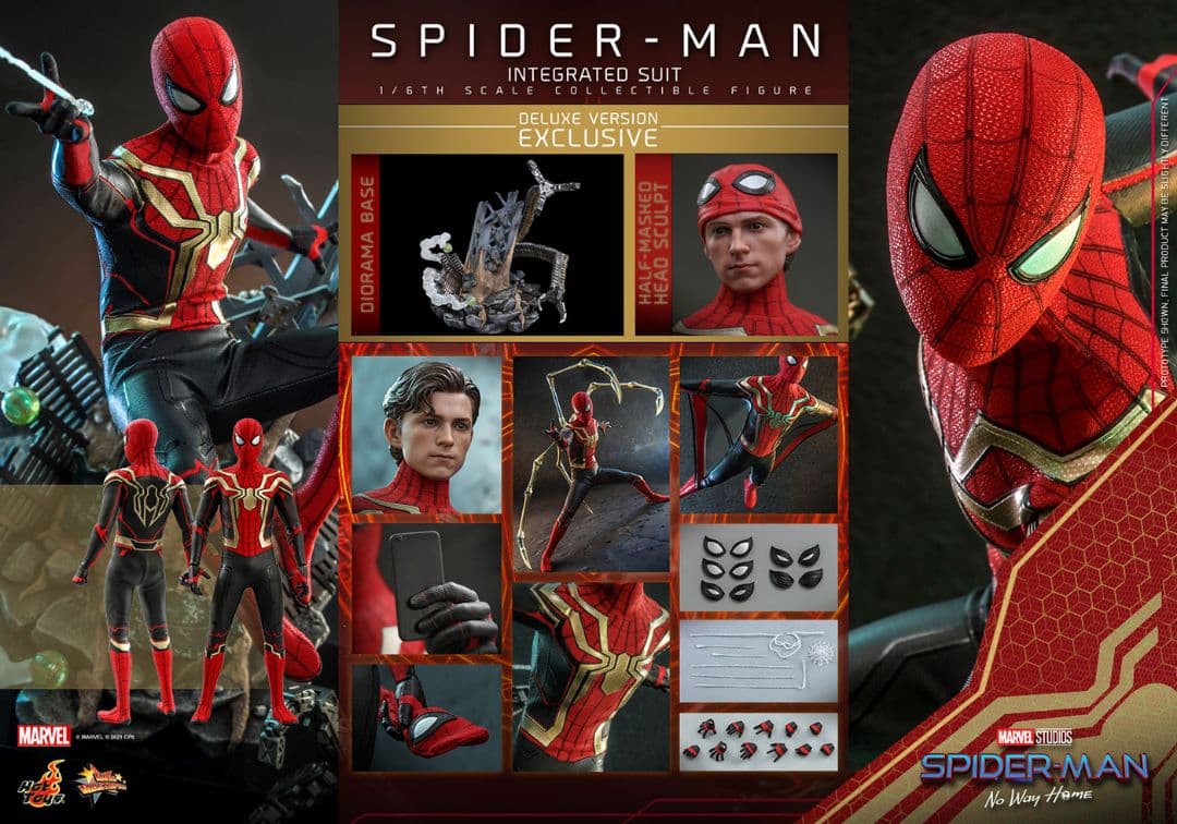 【週末限定値下】ホットトイズスパイダーマン インテグレーテッドスーツ　ボーナス付