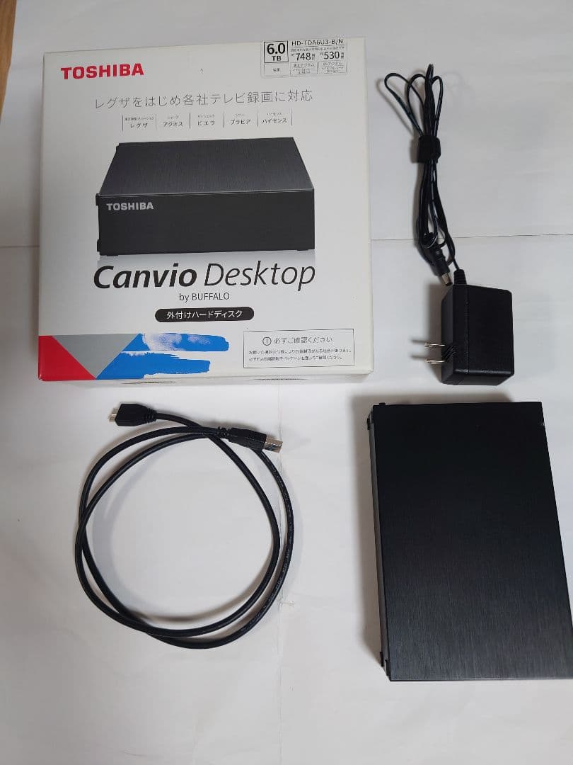 BUFFALO バッファロー　東芝　HD-TDA6U3-B 6TB 外付けHDD Amazon | 東芝 外付け ハードディスク 6TB 【 テレビ録画 / 4K