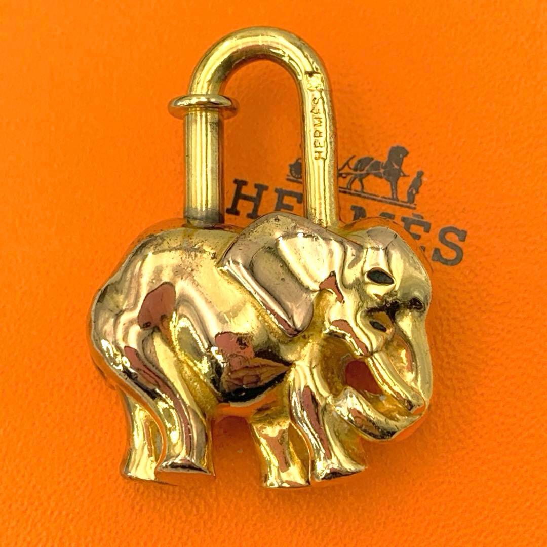 HERMES エルメス 1997限定 エレファント 象 カデナ ゴールド - メルカリ