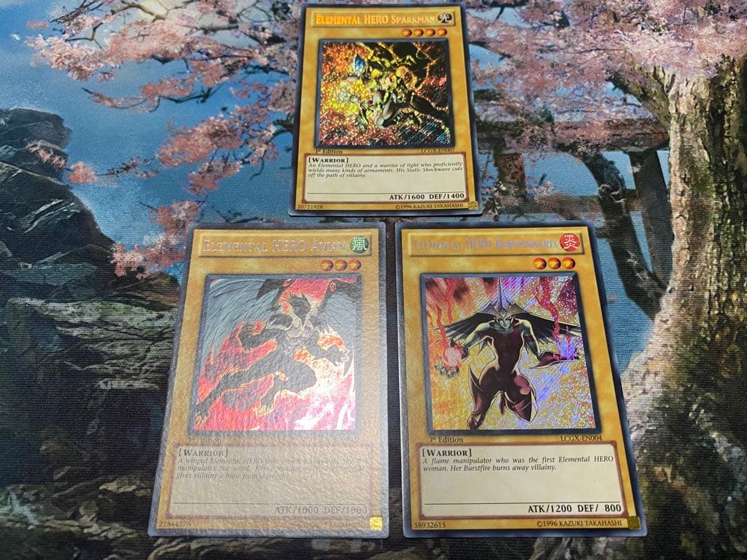 E・HERO スパークマン フェザーマン バーストレディ シークレット EU版 遊戯王 E・HERO フェザーマン バーストレディ シークレット シク PP8
