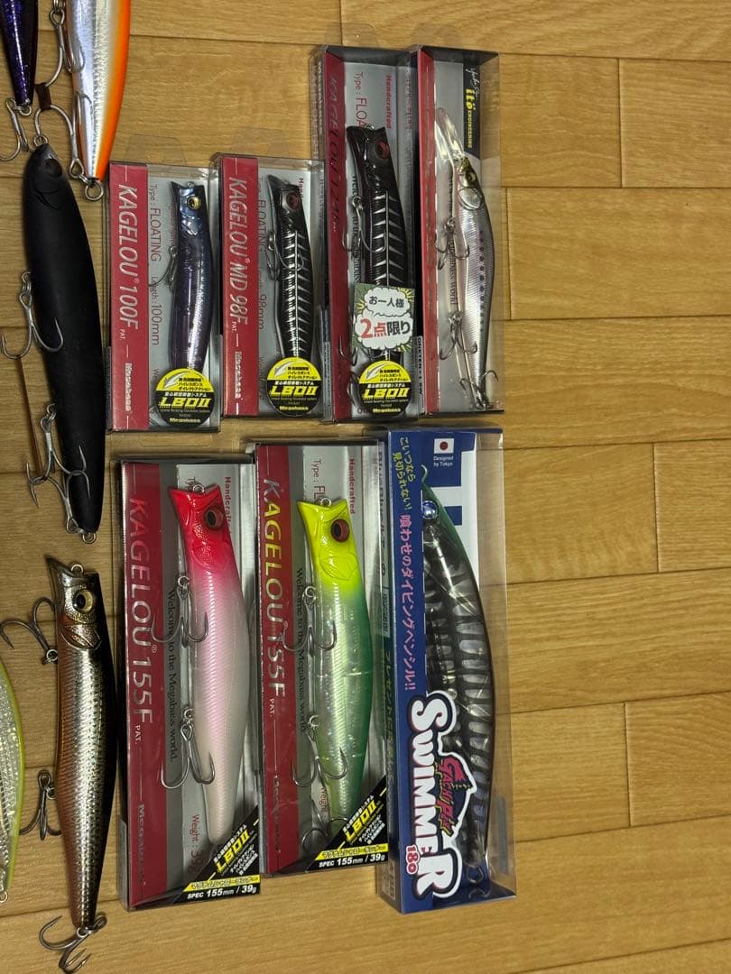 シーバス有名ルアーまとめ売り【77個】 - メルカリ