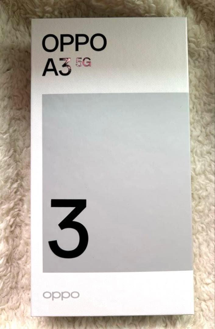 【SIMフリー】OPPO A3 5G 4GB/128GB ブラック OPPO A3 5G【SIMFREE】 | スマートフォン | OPPO公式オンラインショップ